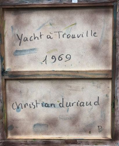 null Christian DURIAUD (né en 1944)

Yacht à Trouville

Huile sur toile signée en...