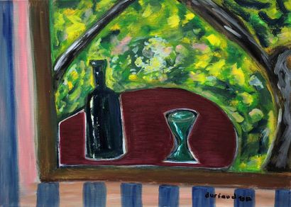 null Christian DURIAUD (né en 1944)

Table au jardin

Huile sur toile signée en bas...