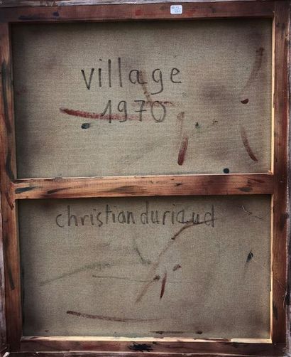 null Christian DURIAUD (né en 1944)

Village

Huile sur toile signée en bas à droite...