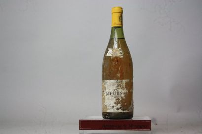 null 1 bouteille MEURSAULT - PROSPER MAFOUX 1986 

Etiquette abimée, niveau 3,5cm....
