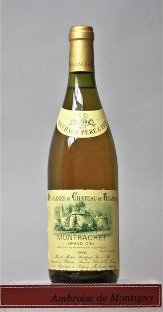 null 1 bouteille MONTRACHET Grand cru - BOUCHARD P&F 1990

Etiquette légèrement ...