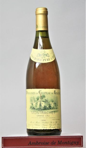 null 1 bouteille MONTRACHET Grand cru - BOUCHARD P&F 1990 

Etiquette légèrement...