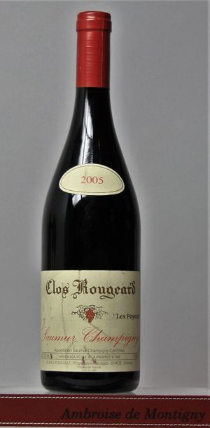 null 1 bouteille CLOS ROUGEARD "Les Poyeux" - FOUCAULD 2005
Étiquette légèrement...