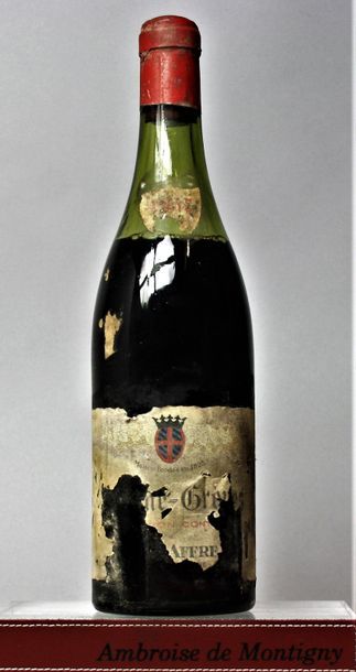 null 1 bouteille BEAUNE Grèves - Louis AFFRE 1957 

Etiquette abimée, déchirée, niveau...