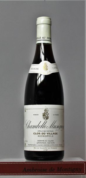 null 1 bouteille CHAMBOLLE MUSIGNY "Clos du Village" - A. GUYON 1994