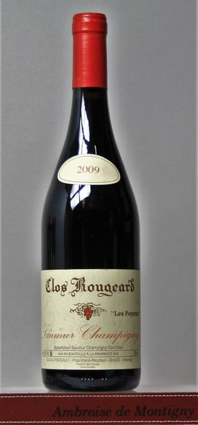 null 1 bouteille CLOS ROUGEARD "Les Poyeux" - FOUCAULD 2009
Étiquette légèrement...