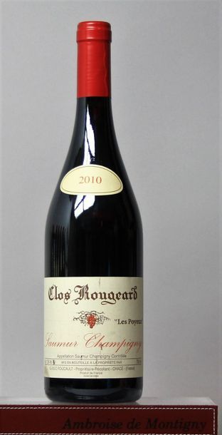null 1 bouteille CLOS ROUGEARD "Les Poyeux" - FOUCAULD 2010
Étiquette légèrement...