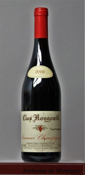 null 1 bouteille CLOS ROUGEARD "Les Poujeaux" - FOUCAULD 2010 

Étiquette légèrement...