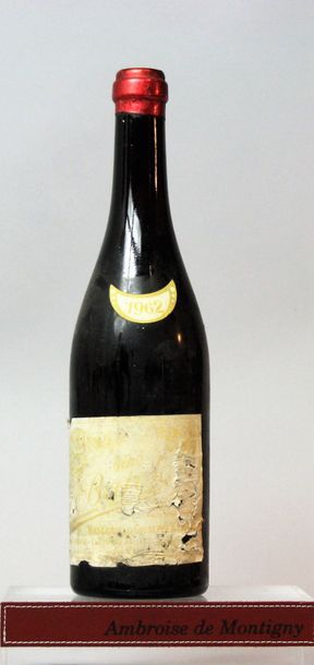 null 1 bouteille Italie : BAROLO - G. MASCARELLO 1962

Etiquette très fanée, abimée,...
