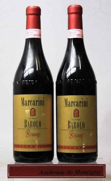 null 2 bouteilles Italie : BAROLO BRUNATE - MARCARINI