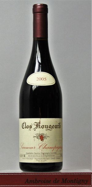 null 1 bouteille CLOS ROUGEARD "Clos"- FOUCAULD 2005 

Étiquette légèrement marq...