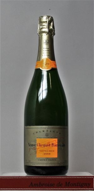 null 1 bouteille CHAMPAGNE VEUVE CLICQUOT VINTAGE RICH 1999