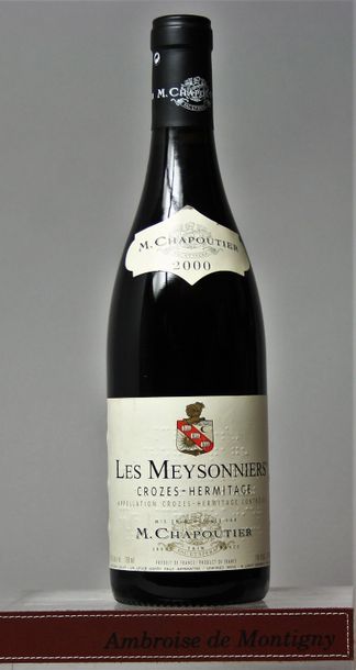 null 1 bouteille CROZES HERMITAGE "Les Meyssoniers" - CHAPOUTIER 2000