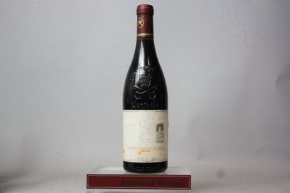 null 1 bouteille CHATEAUNEUF DU PAPE - CLOS SAINT JEAN 1996 

Etiquette tachée