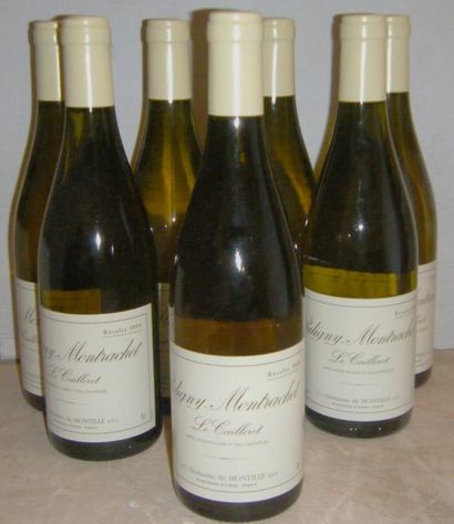 null 8 bouteilles PULIGNY MONTRACHET "LE CAILLERET" DOMAINE DE MONTILLE 1999