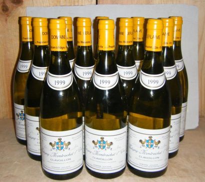 null 12 bouteilles PULIGNY MONTRACHET CLAVOILLON - DOMAINE LEFLAIVE 1999