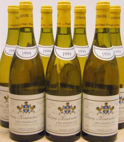 null 7 bouteilles PULIGNY MONTRACHET PUCELLES - DOMAINE LEFLAIVE 1999