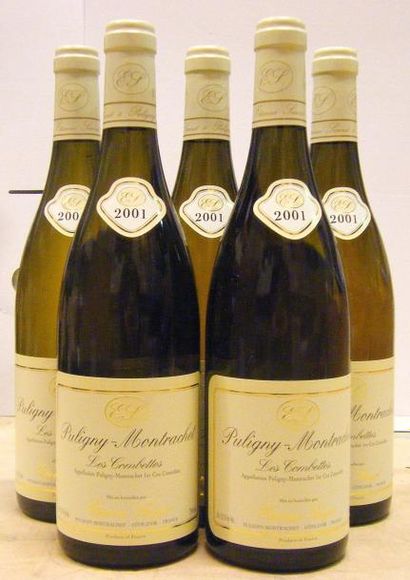 null 5 bouteilles PULIGNY MONTRACHET LES COMBETTES - SAUZET 2001