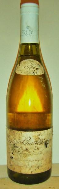 null 1 bouteille CORTON CHARLEMAGNE - DOMAINE LEROY 1997 Etiquette tachée, légèrement...