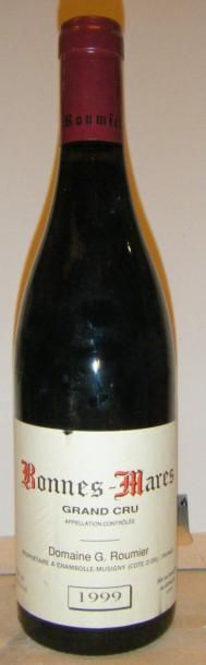 null 1 bouteille BONNES MARES - G.ROUMIER 1999 Etiquette très légèrement marquée,...