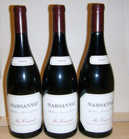 null 3 bouteilles MARSANNAY - MEO CAMUZET 1999