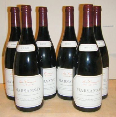 null 6 bouteilles MARSANNAY - MEO CAMUZET 2003