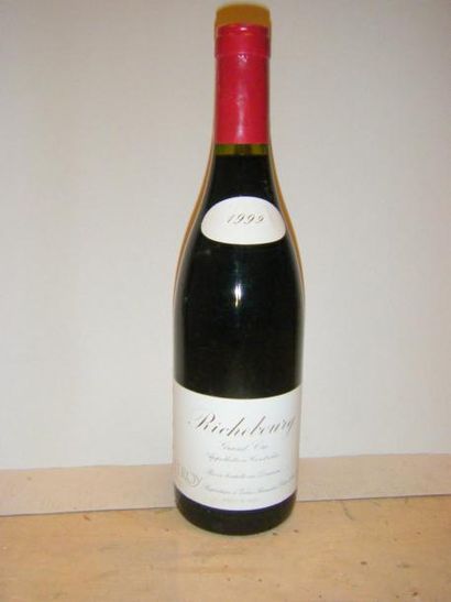 null 1 bouteille RICHEBOURG - DOMAINE LEROY 1999 Etiquette très légèrement maquée....