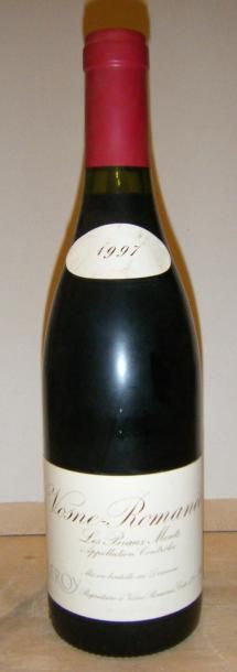 null 1 bouteille VOSNE ROMANEE "LES BEAUX MONTS" - DOMAINE LEROY 1997 Etiquette très...