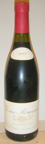 null 1 bouteille VOSNE ROMANEE "LES BEAUX MONTS" - DOMAINE LEROY 1997 Collerette...