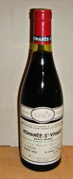 null 1 bouteille ROMANEE ST VIVANT - DOMAINE DE LA ROMANEE CONTI 1985