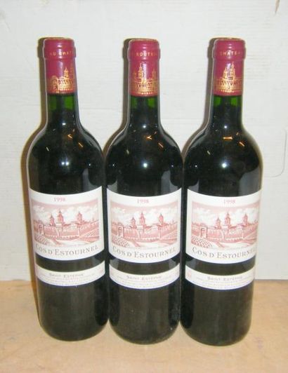 null 3 bouteilles COS D'ESTOURNEL 1998