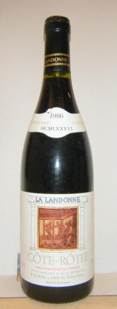 1 bouteille LA LANDONNE 1986