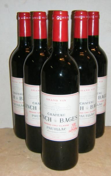 null 6 bouteilles LYNCH BAGES 1998