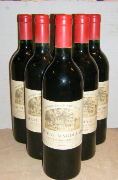null 6 bouteilles MAGDALEINE 1989