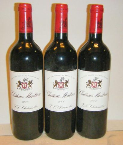 null 3 bouteilles MONTROSE 2000