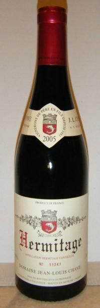 null 1 bouteille HERMITAGE - CHAVE 2005