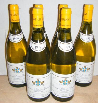 null 6 bouteilles BIENVENUES BATARD MONTRACHET - DOMAINE LEFLAIVE 1999