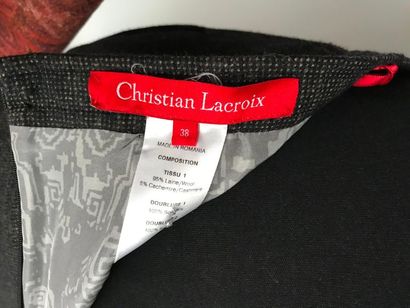 null CHRISTIAN LACROIX 

Lot de 3 jupes en soie ou lainage imprimé - Taille 40 et...
