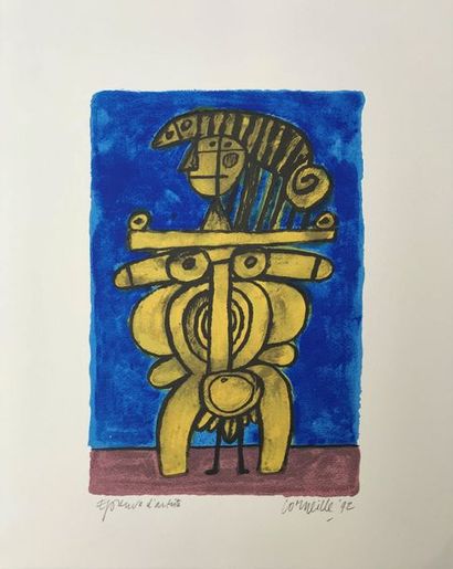 null Guillaume van BEVERLOO dit CORNEILLE (1922-2010)

Le totem jaune 

Epreuve d'artiste,...