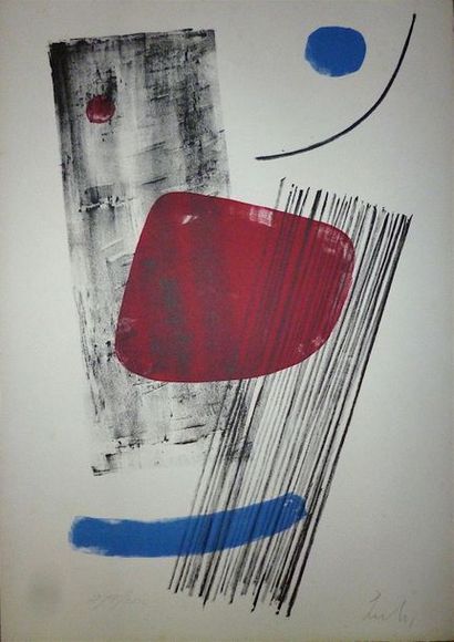 null LARDERA Berto (1911-1989)

Lithographie datée 1965, signée au crayon en bas...