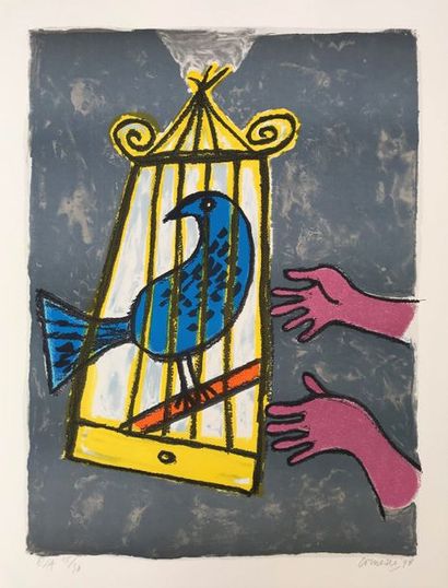 null Guillaume van BEVERLOO dit CORNEILLE (1922-2010)

La cage 

Epreuve d'artiste...