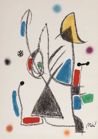 null MIRO Joan (1893-1983)

Lithographie "Maravillas" signature imprimée, éditions...