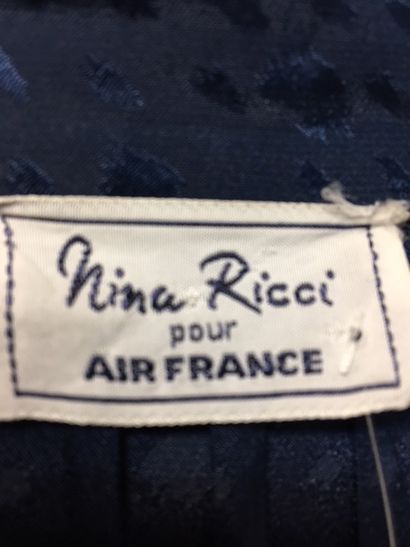 null NINA RICCI pour AIR FRANCE 

Robe en polyester bleu avec ceinture - Taille ...
