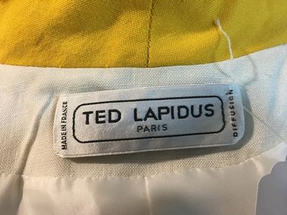 null TED LAPIDUS 

Veste en viscose en blanc et jaune - Taille 40 (accident à l'...