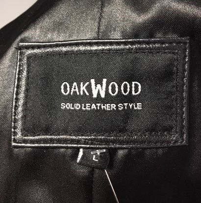 null OAKWOOD
Manteau en cuir noir - Taille 40