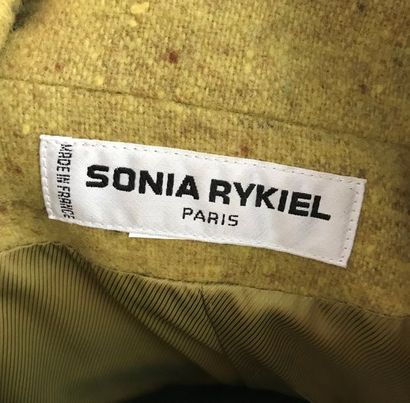 null SONIA RYKIEL 

Veste en lainage chiné moutarde - taille 42