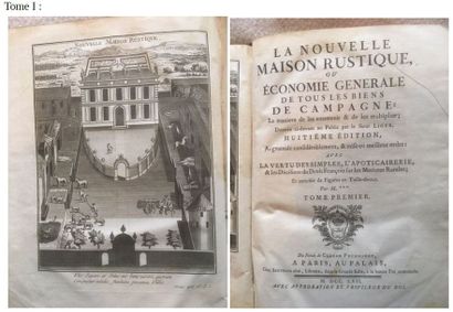 null La nouvelle Maison Rustique ou Economie Générale de tous les biens de campagne...