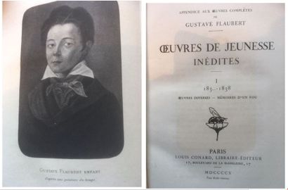 null Oeuvres de jeunesse inédites par Gustave Flaubert, appendice aux oeuvres complètes,...