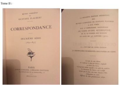 null Correspondances, Première Série (1830 – 1850), oeuvres complètes de Gustave...