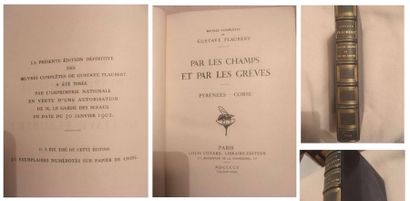 null Par les champs et par les grèves, Pyrénées – Corse, oeuvres complètes de Gustave...